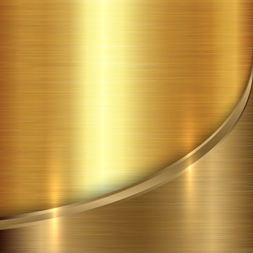 500x500 Golden Metal Textures Vector Background Free Download