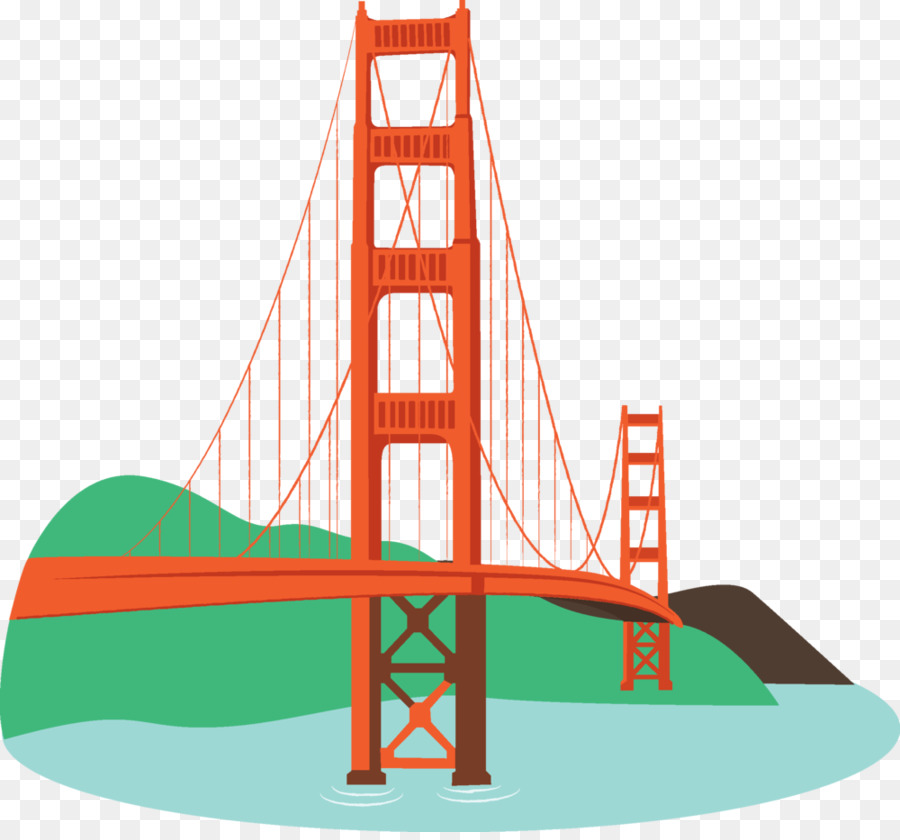 900x840 Golden Gate Clipart Cartoon