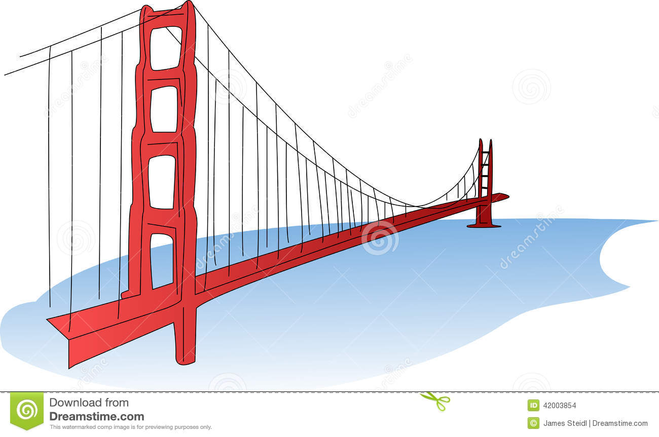 1300x863 Golden Gate Bridge Clip Art Clipartlook