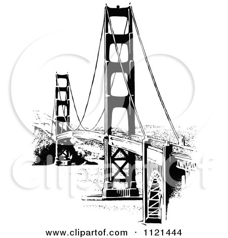 450x470 Golden Gate Bridge Vector Illustrator File