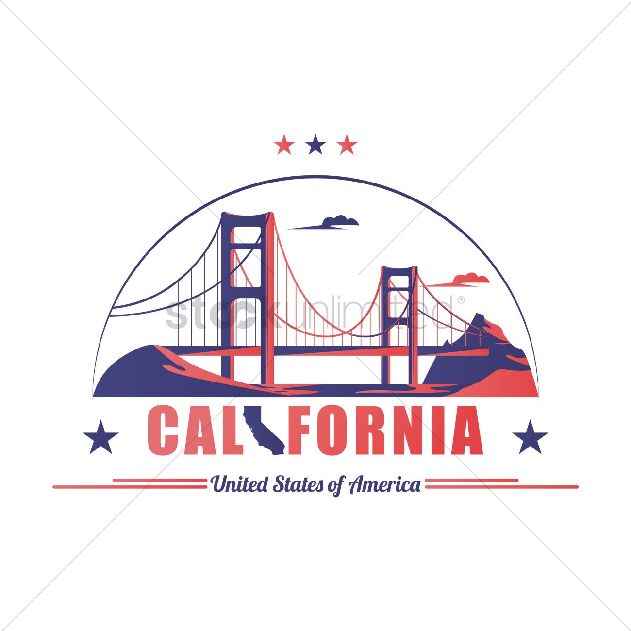 1300x1300 Golden Gate Bridge Vector Image