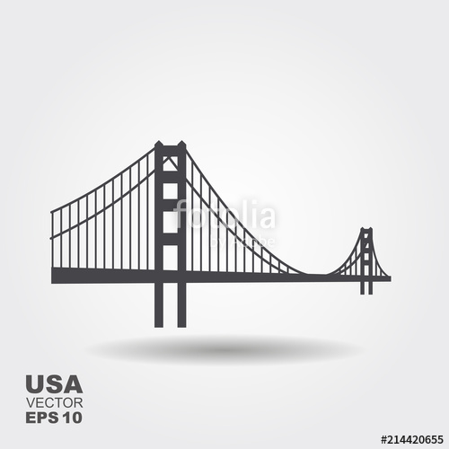 500x500 Golden Gate Bridge Icon Stock Image And Royalty Free Vector Files