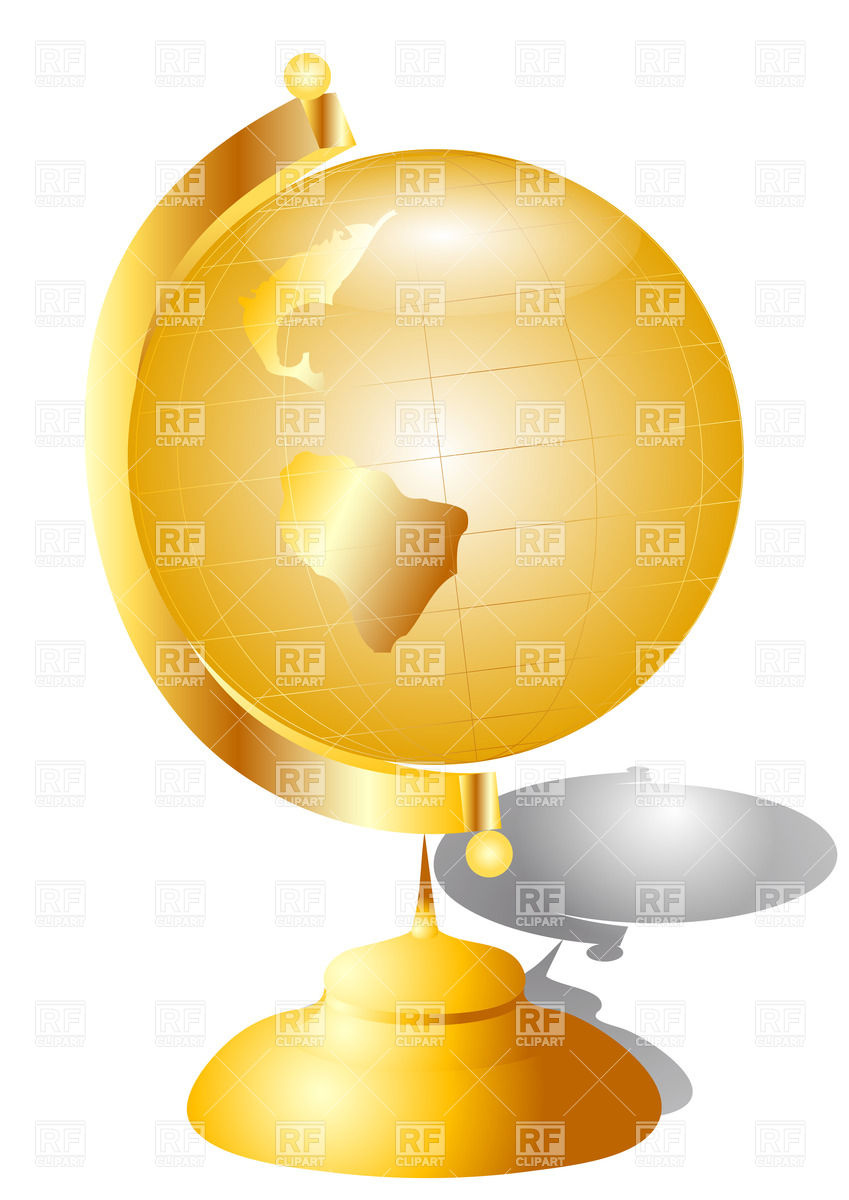 849x1200 Golden Globe Vector Image Vector Artwork Of Objects Arkela