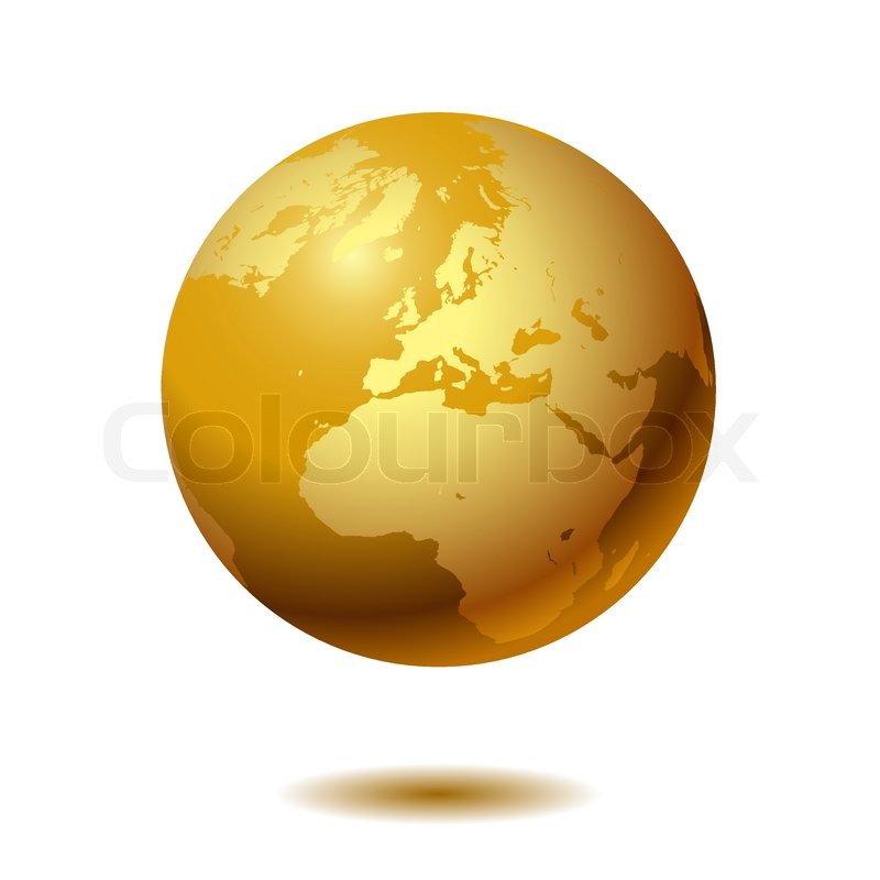 800x800 Globe On White Background. Vector. Stock Vector Colourbox