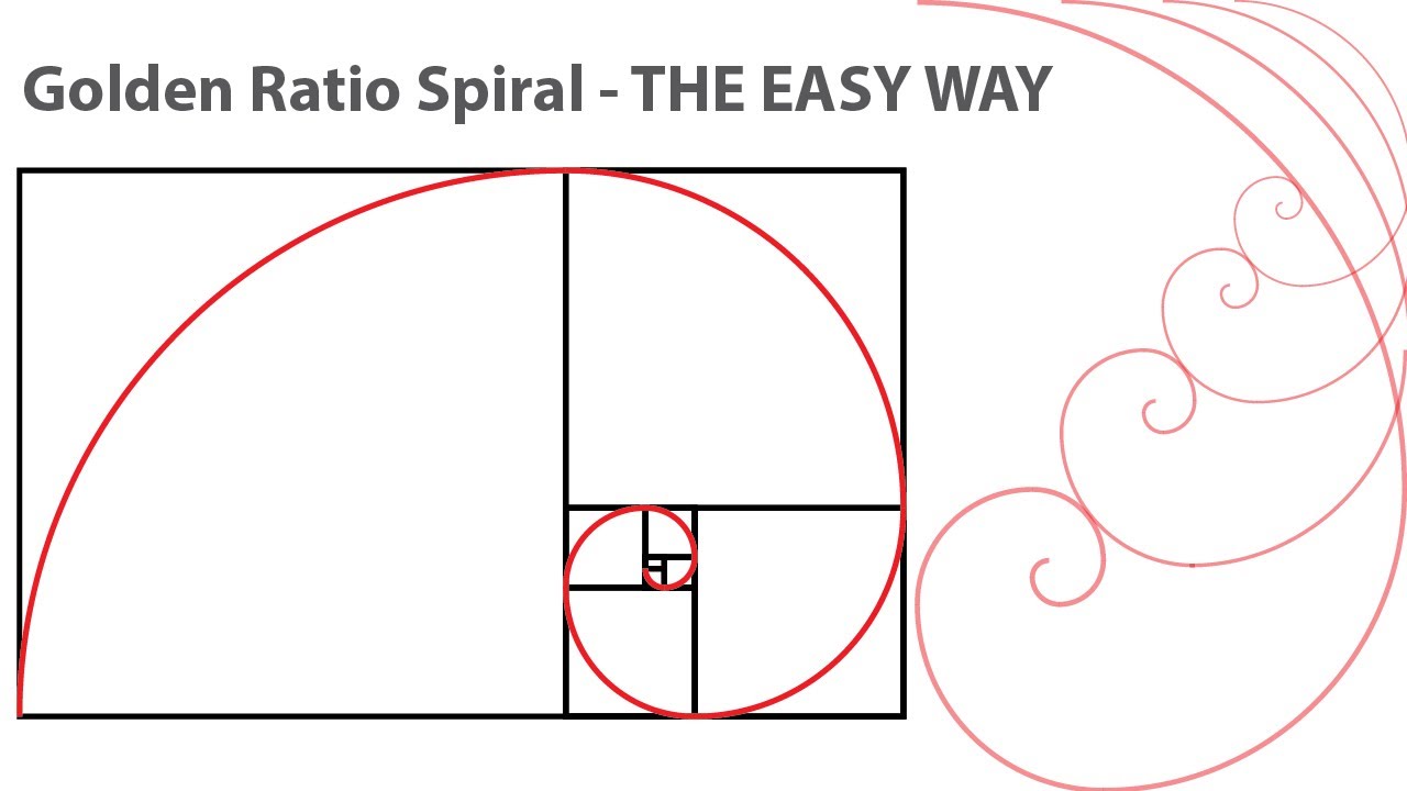 1280x720 How To Create Golden Ratio Spiral In Illustrator Tutorial The Easy
