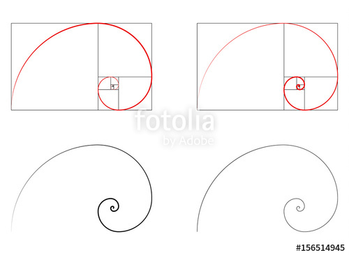 500x366 Golden Ratio Vector Golden Section Frame Stock Image And Royalty