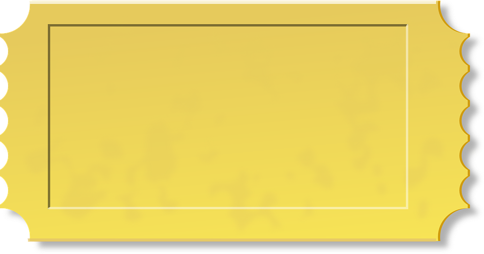 960x505 Collection Of Free Ticket Vector Golden. Download On Ubisafe