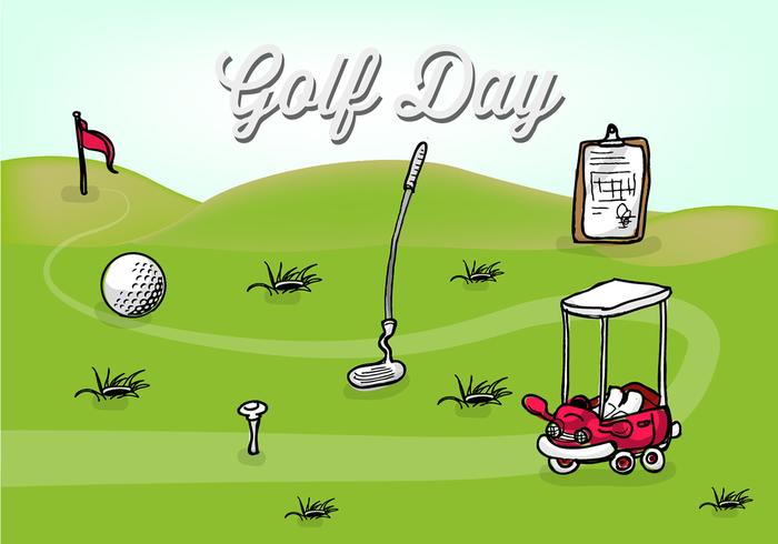 700x490 Golf Ball Free Vector Art