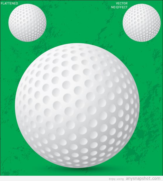 557x618 Golf Ball Vector Free
