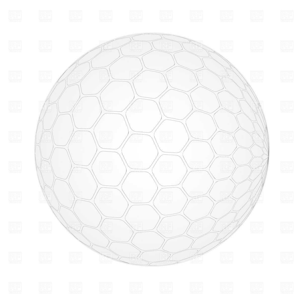 1200x1200 Golf Ball Free Vector Image Vector Artwork Of Sport And Leisure