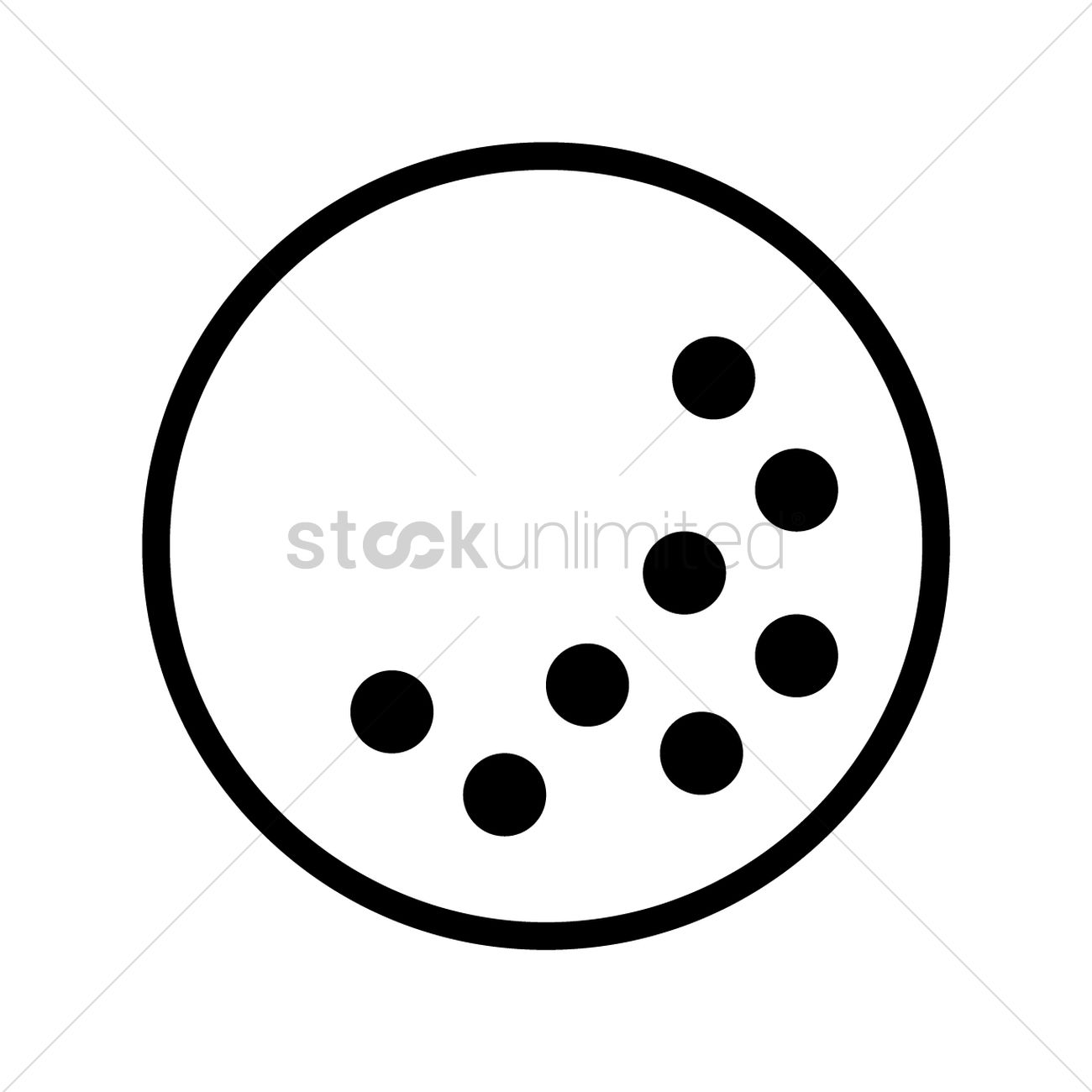 1300x1300 Golf Ball Vector Image