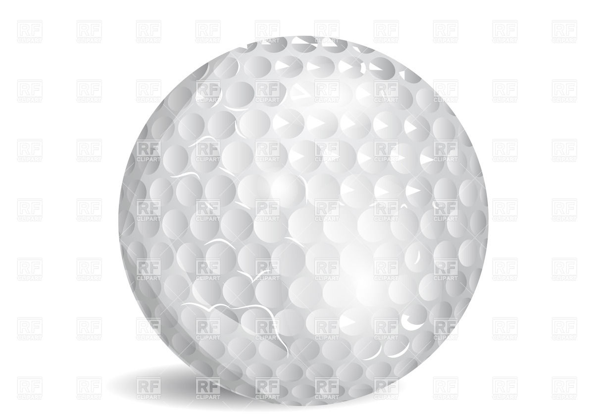 1200x848 Golf Ball On White Background Vector Image Vector Artwork Of