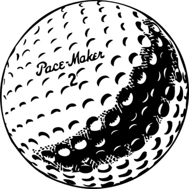 369x368 Free Golfball Vector Free Vector Download (1 Free Vector) For