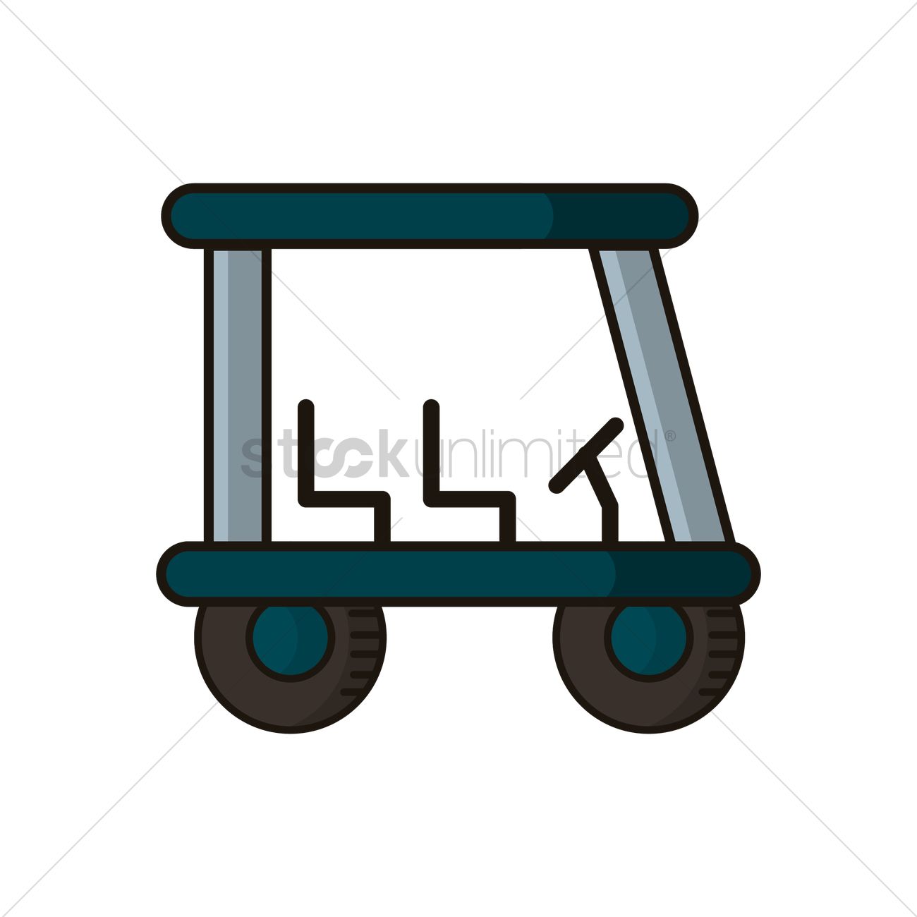 Golf Cart Vector at GetDrawings | Free download