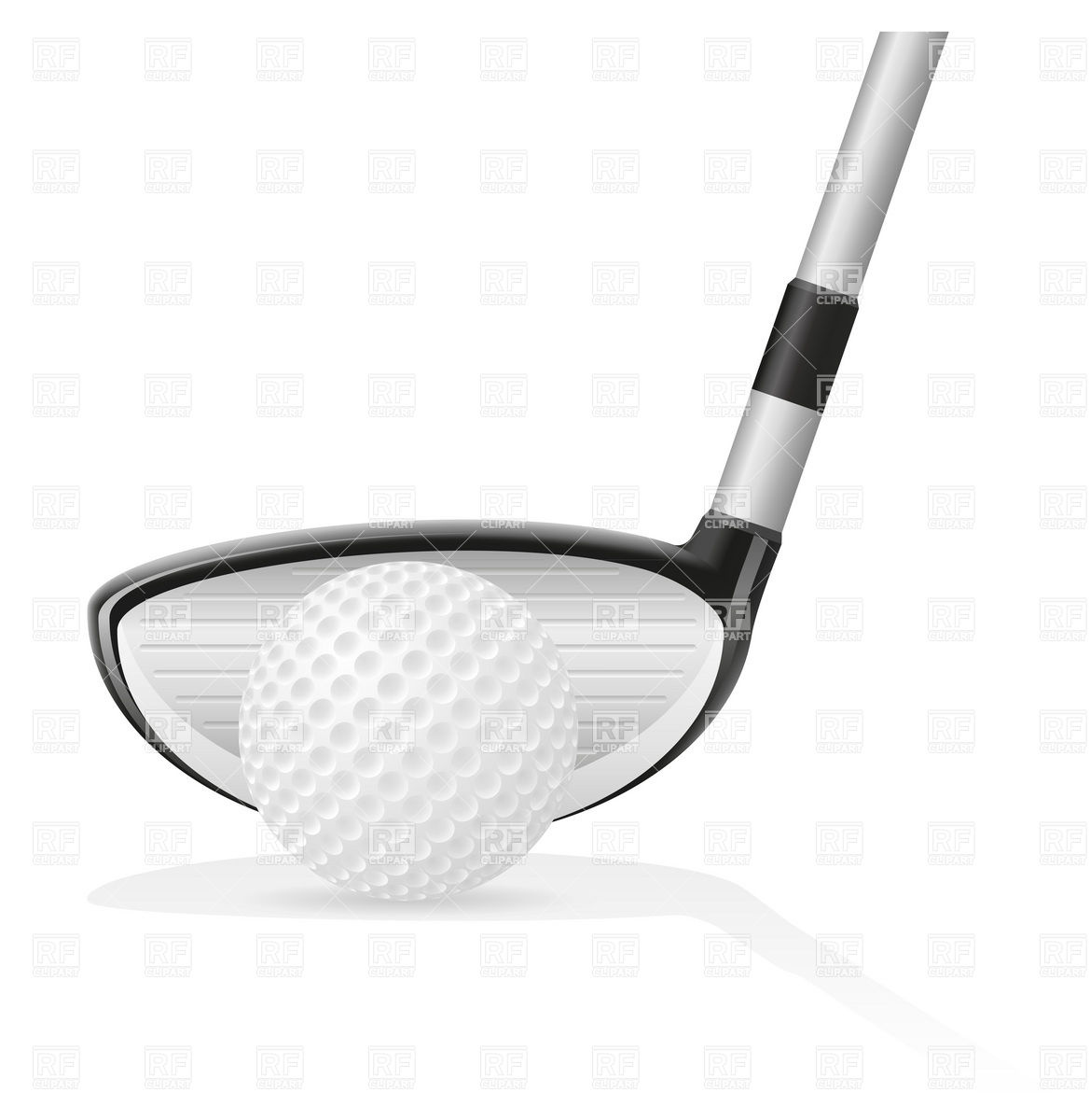 1169x1200 Golf Ball And Iron Golf Club Vector Image Vector Artwork Of