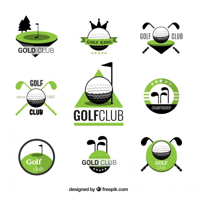 626x626 Golf Club Badges Vector Free Download
