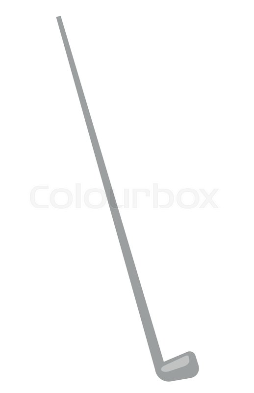 518x800 Golf Club Vector Cartoon Illustration Isolated On White Background