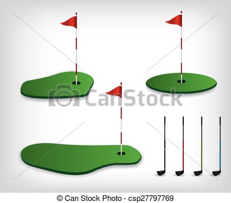 450x395 Golf Course Illustration.