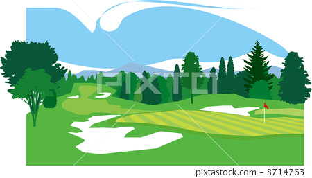 450x257 Golf Course, Vector, Vectors