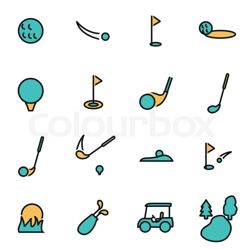 800x800 Trendy Flat Line Icon Pack For Designers And Developers. Vector