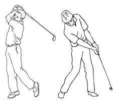 235x205 Golf Swing Vector Art Illustration Royalty Free Vector Icons And