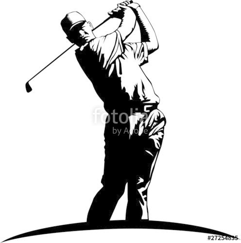 496x500 Golf Player Stock Image And Royalty Free Vector Files On Fotolia