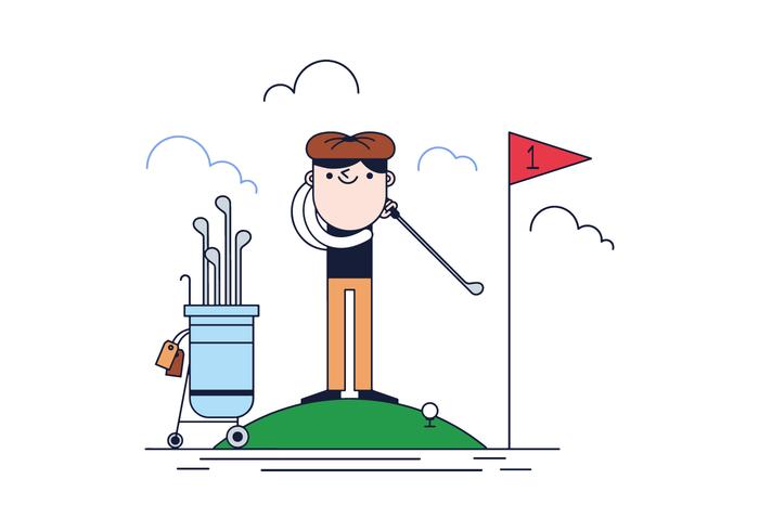 700x490 Golf Free Vector Art