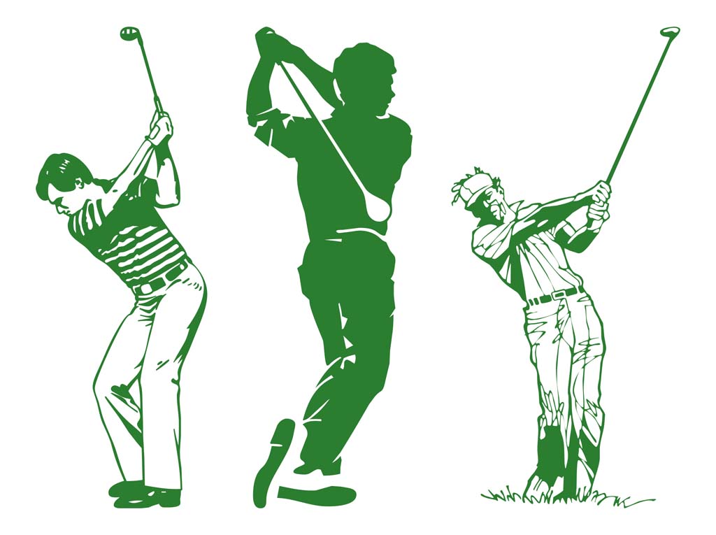 1024x765 Golfers Vector Vector Art Amp Graphics