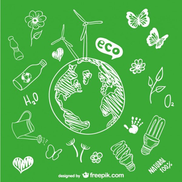 600x600 Sketch Goobe Ecology Drawing Free Vector 123freevectors