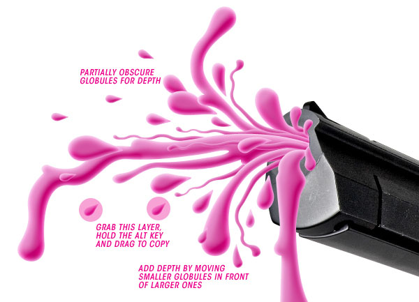 600x433 Splattered Vector And Photography Mash Up