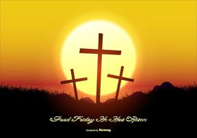 286x200 Good Friday Free Vector Art