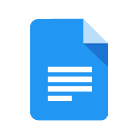 280x280 Google Docs Logo Vector Free Download