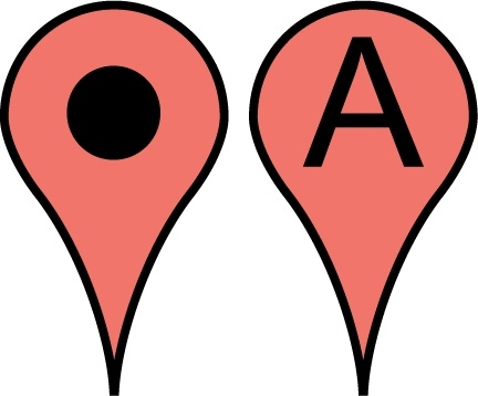 432x358 Free Google Maps Pointer Icon Free Vector In Adobe Illustrator Ai