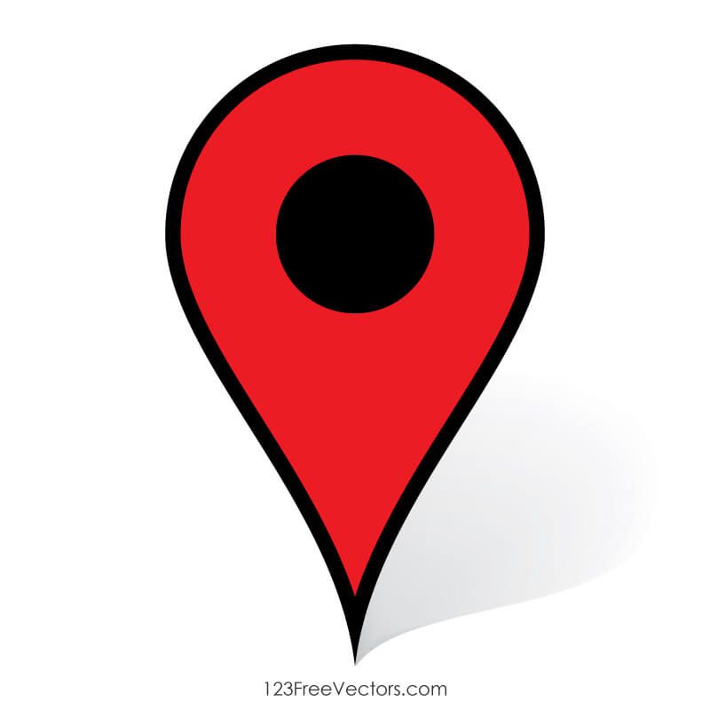800x800 Google Maps Pin Icon Free Vectors