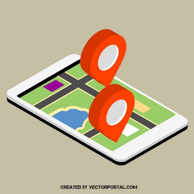 Google Maps Icon Vector At GetDrawings | Free Download