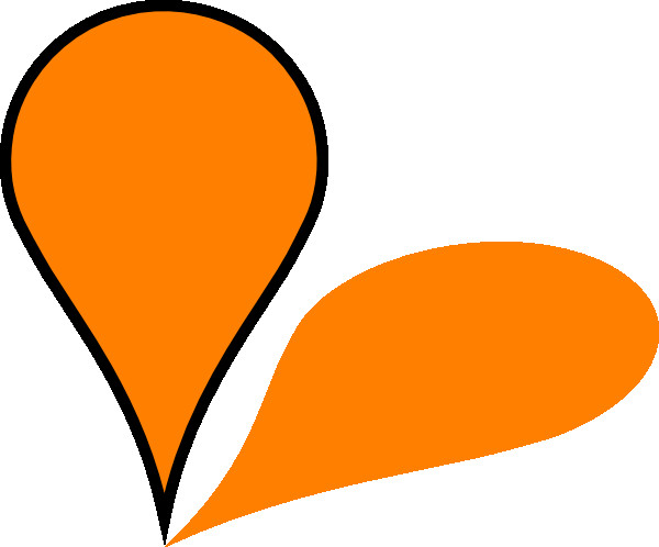 600x498 How To Place A Pin On Google Maps Orange Google Maps Pin Clip Art