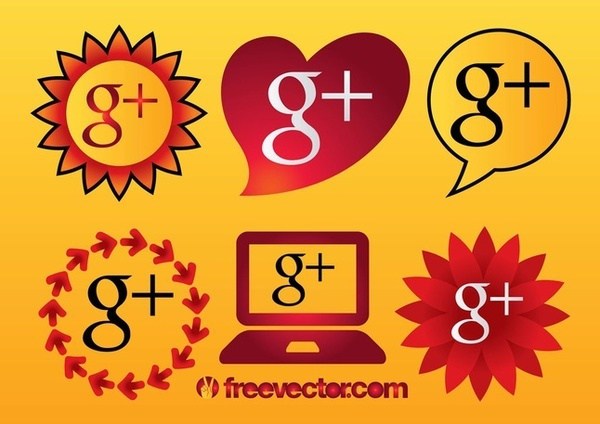 600x424 Google Plus Icons Free Vector 123freevectors