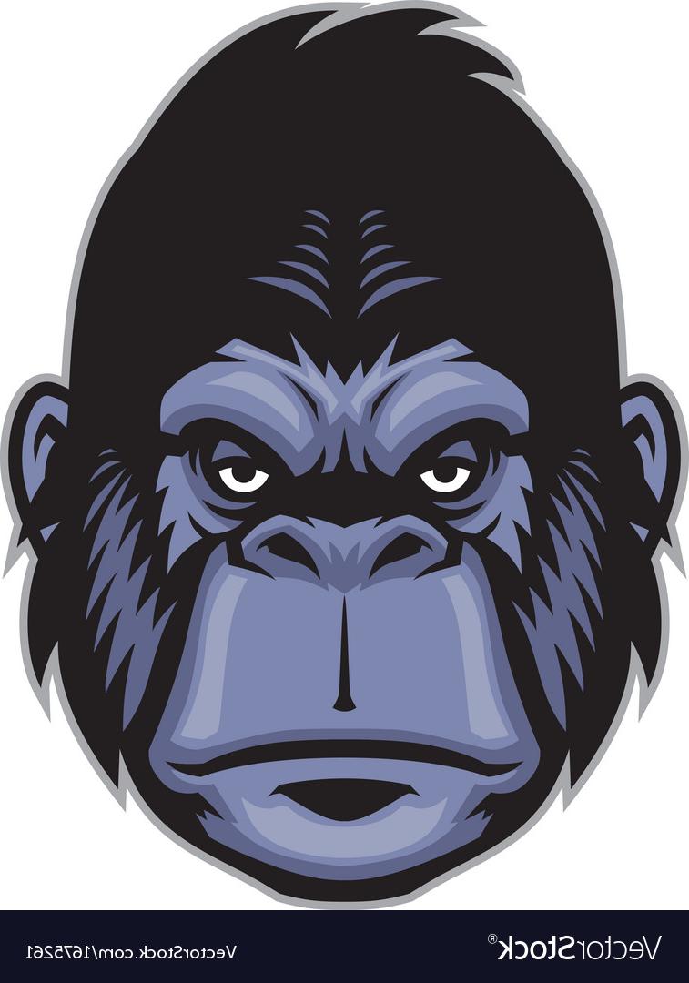 757x1080 Best 15 Gorilla Head Mascot Vector File Free