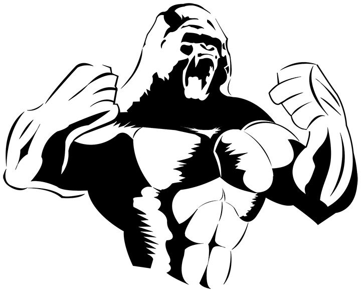 720x582 Image Result For Gorilla Vector Art Baseball Logo Ideas In 2018