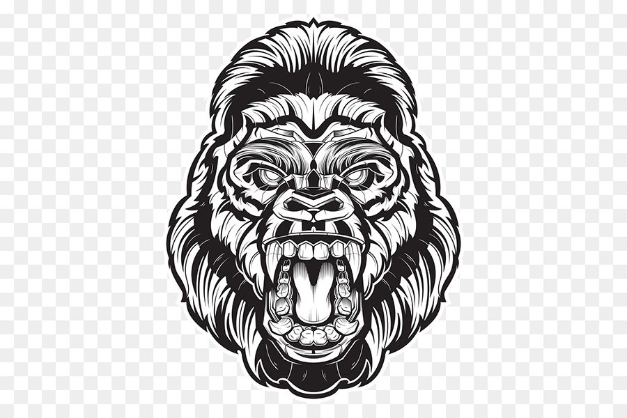 900x600 Gorilla Drawing