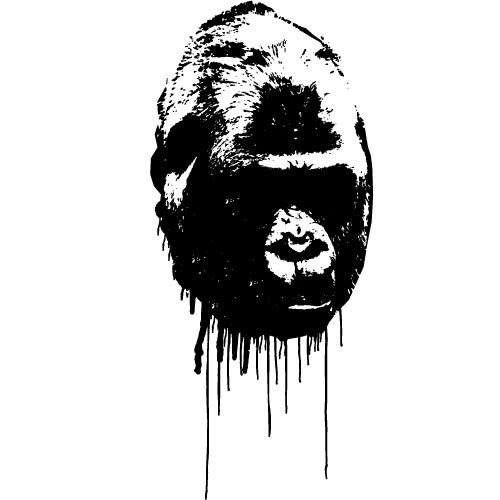 500x500 Gorilla Vector Image Public Domain Vectors