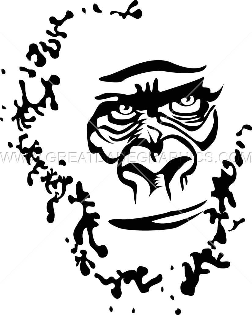 825x1031 Collection Of Free Gorilla Vector Artwork. Download On Ubisafe