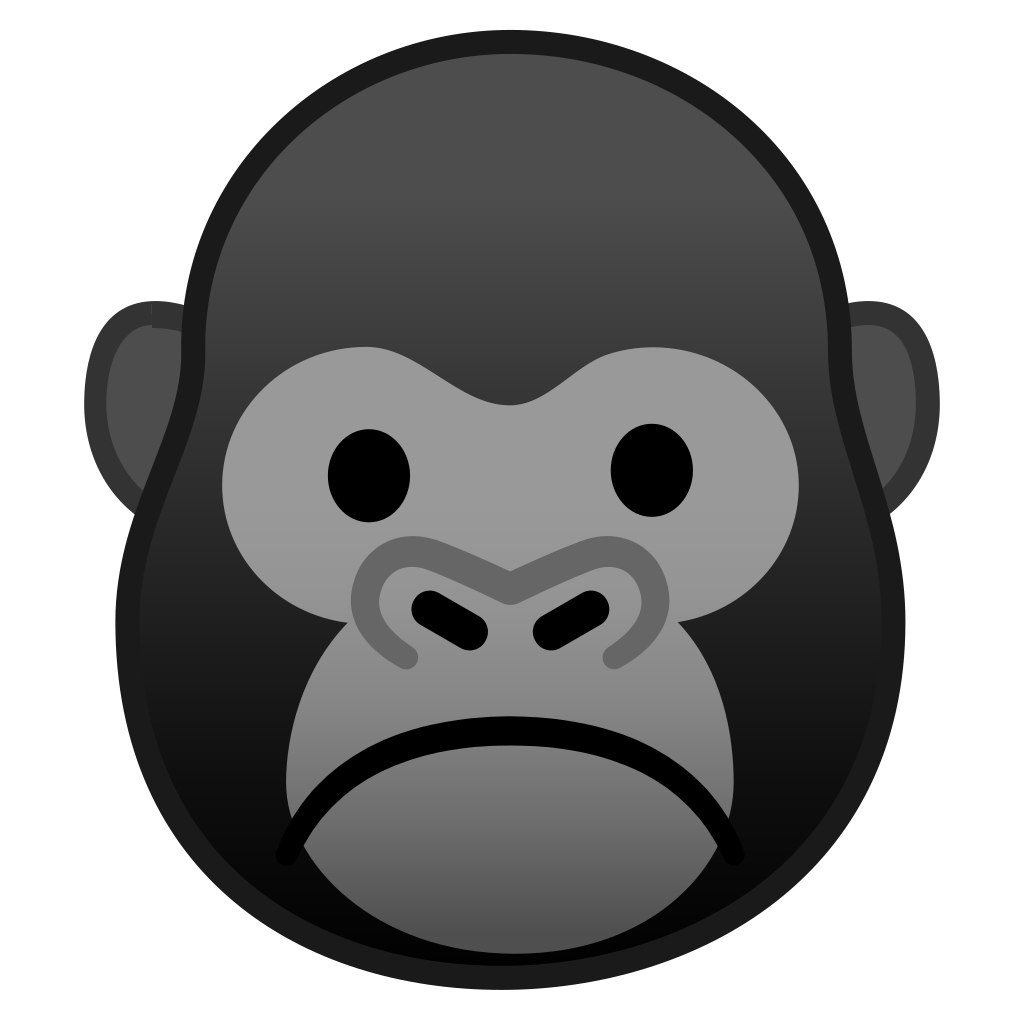 1024x1024 Collection Of Free Gorilla Vector Cartoon. Download On Ubisafe