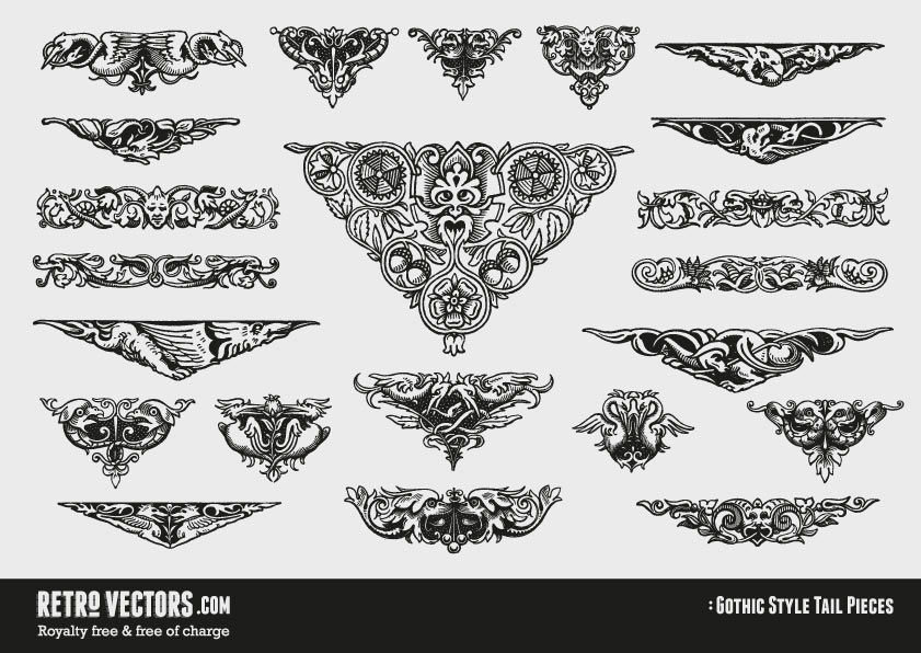 841x596 Gothic Style Ornaments Epin Free Graphic And Wallpaper Download