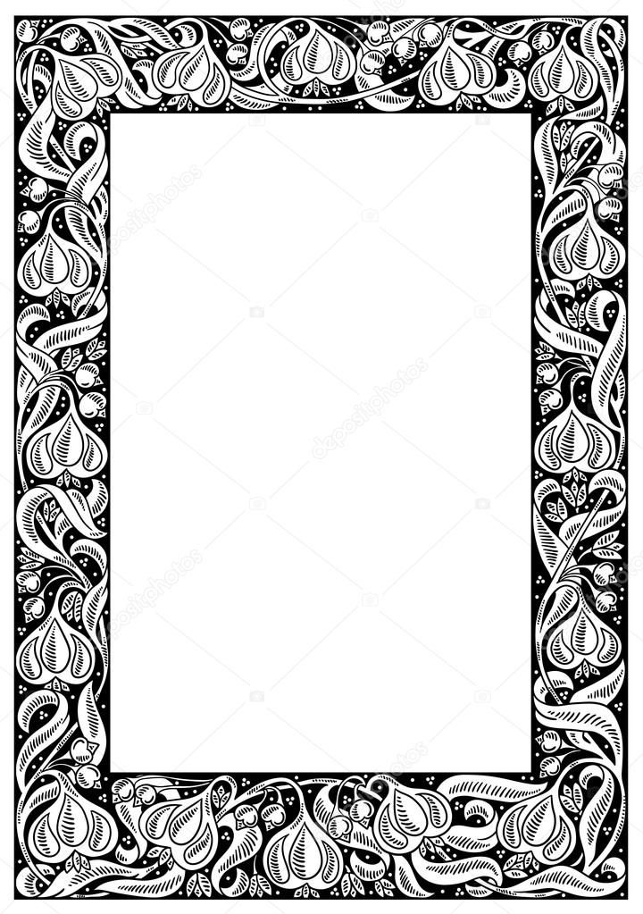 Gothic Frame Vector at GetDrawings | Free download