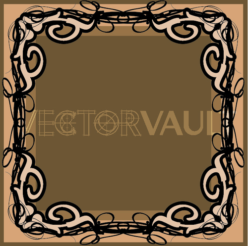 500x497 Buy Vector Gothic Frame Icon Logo Graphic Royalty Free Vectors