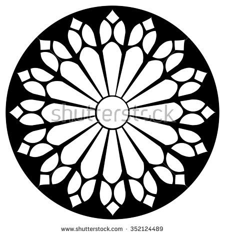 450x470 Gothic Window Stock Vectors Amp Vector Clip Art Shutterstock