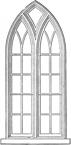 236x483 Stained Glass Clipart Gothic Window