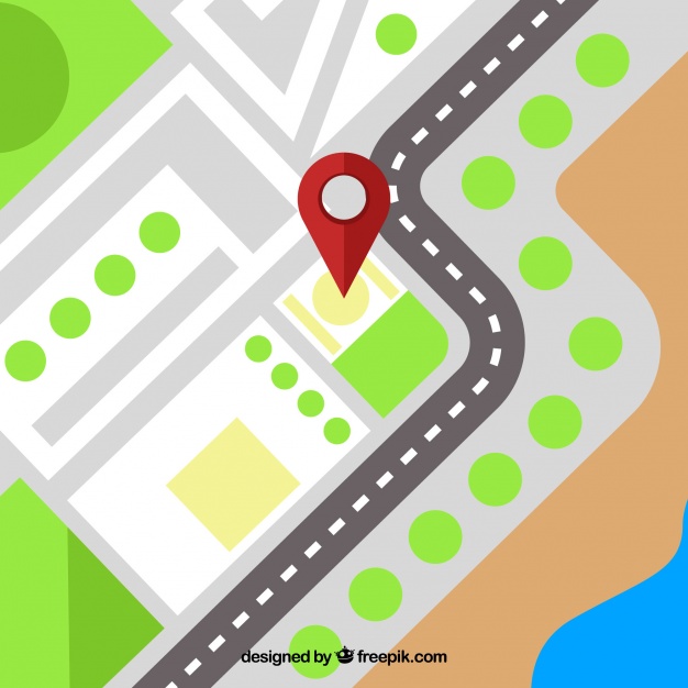626x626 Gps Background With Pin Map Vector Free Download