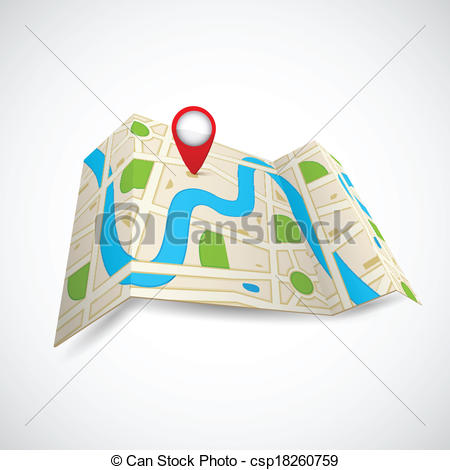 450x470 Map Clipart Gps Map